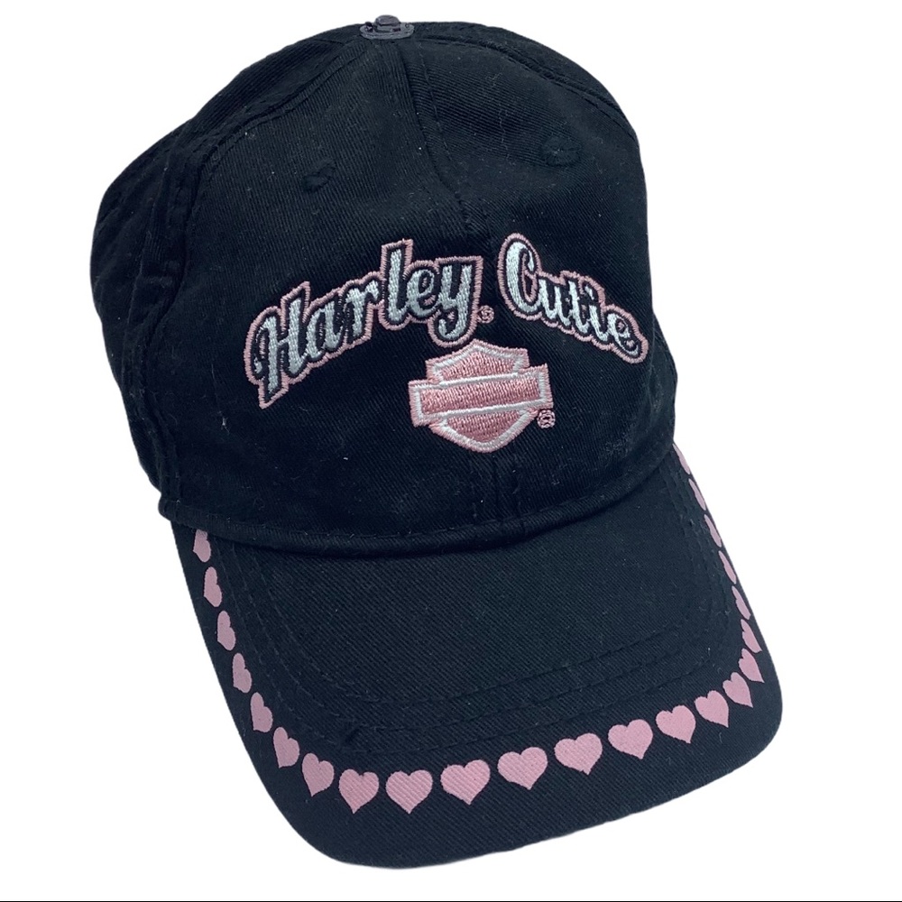 Harley-Davidson Motor Cycle Baseball Cap Hat 'Harley Cutie' Little Girl Size